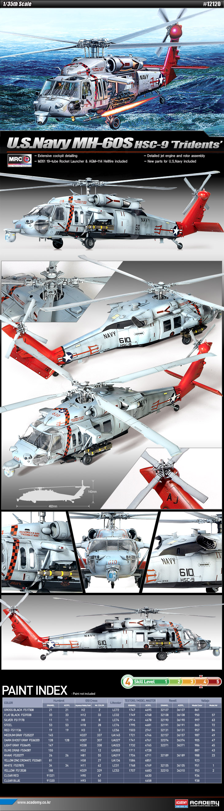 1/35] 12120 MH-60S HSC-9 