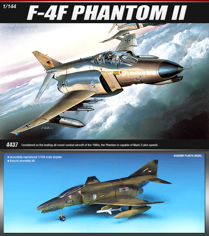 1/144 Academy Academy 12611 F-4F Phantom 