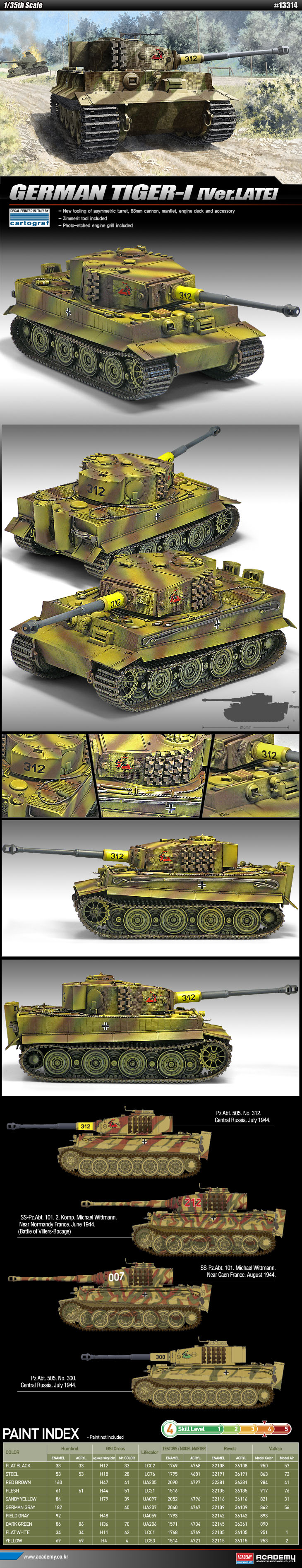 1/35] 13314 TIGER-1 