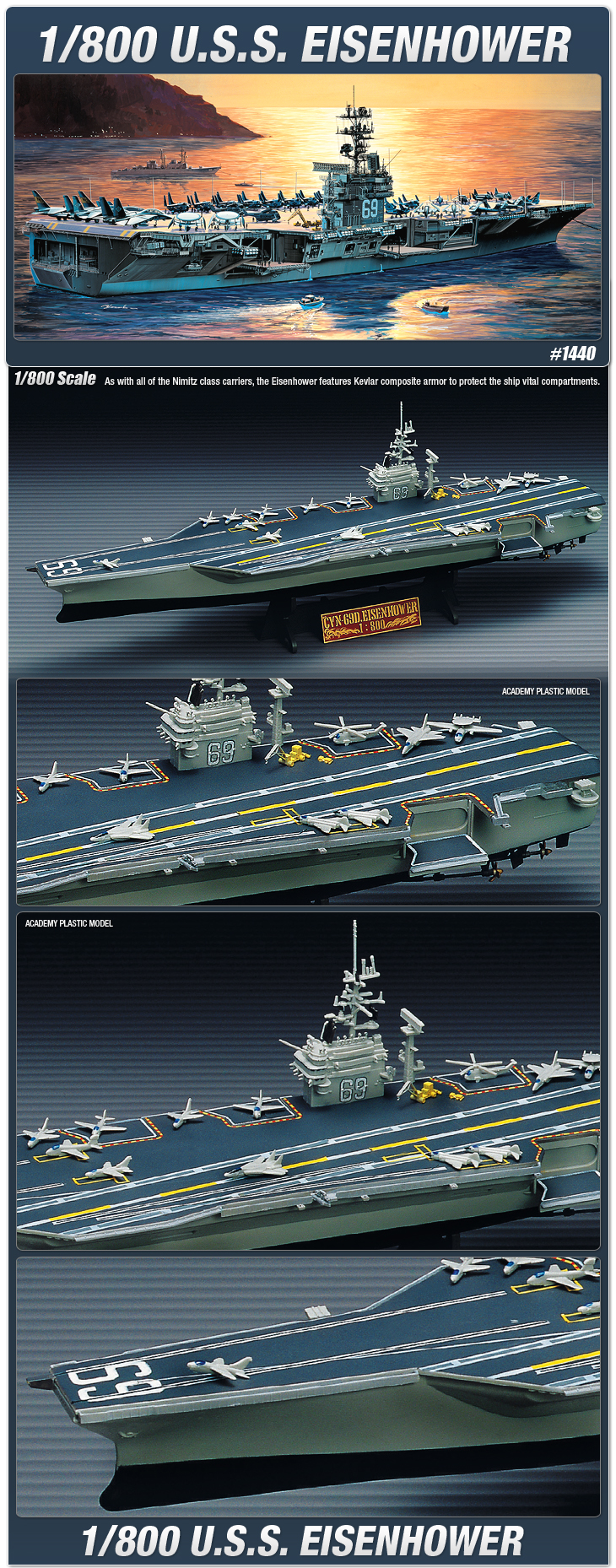 [1/800] 14212 USS CVN-69 EISENHOWER