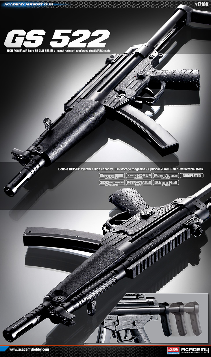 17108 GS 522 - ACADEMY PLASTIC MODEL